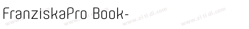 FranziskaPro Book字体转换